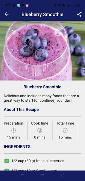 Healthy Weight Loss Recipes - Image screenshot of android app