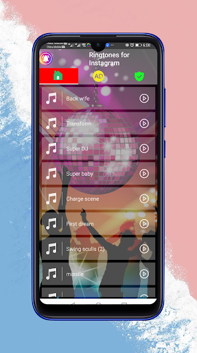 Ringtones for Instagram - Image screenshot of android app