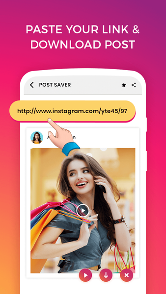 Post Download - Instant Saver - عکس برنامه موبایلی اندروید