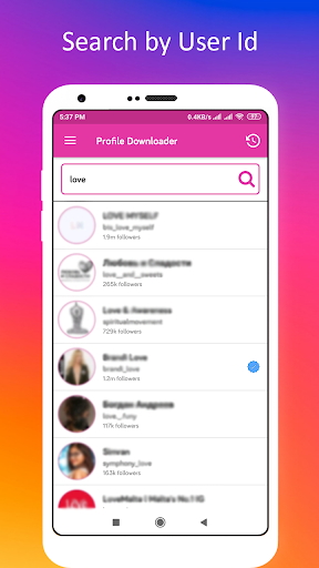 Profile Picture Downloader for Instagram - عکس برنامه موبایلی اندروید