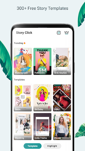 StoryClick - highlight story art maker for Insta - عکس برنامه موبایلی اندروید