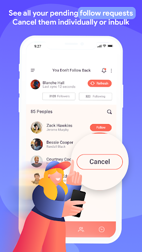 Followers & Unfollowers - Image screenshot of android app