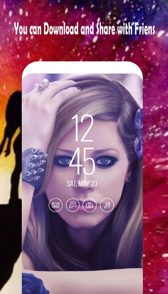 Avril Lavigne Wallpaper HD - Image screenshot of android app