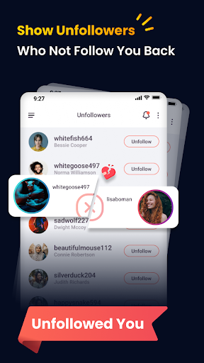 Followers & Unfollowers - Image screenshot of android app