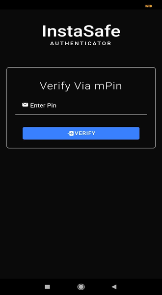 InstaSafe Authenticator - Image screenshot of android app