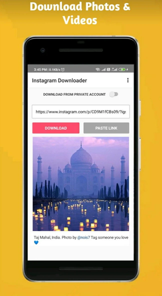 Photo & Video Saver For Instag - عکس برنامه موبایلی اندروید