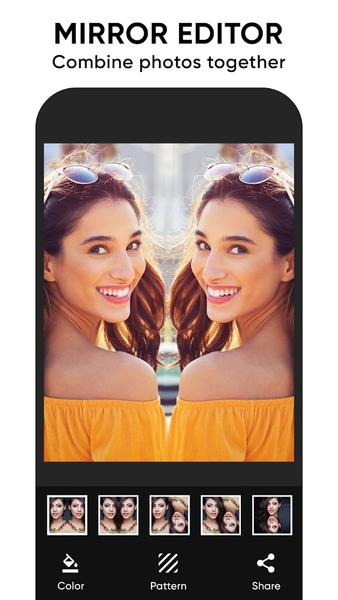 Mirror image – collage maker - عکس برنامه موبایلی اندروید