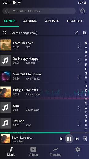 Music Player for your music & TUBE videos - Image screenshot of android app