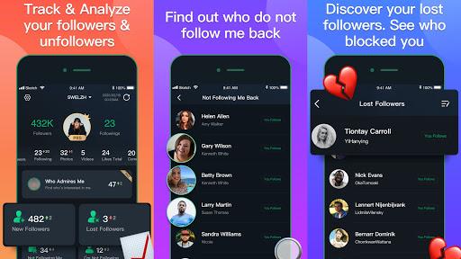 Unfollowers and Followers Tracker for Instagram. - عکس برنامه موبایلی اندروید