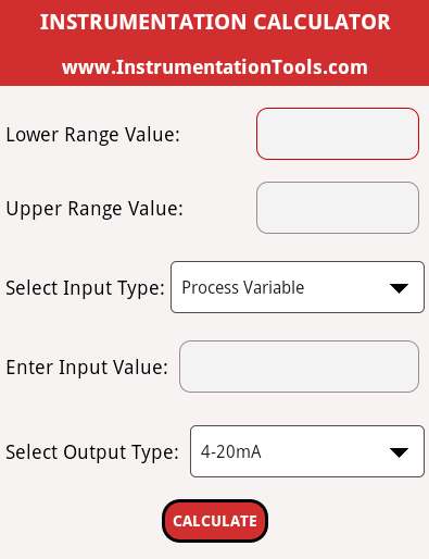 Instrumentation Calculator - Image screenshot of android app