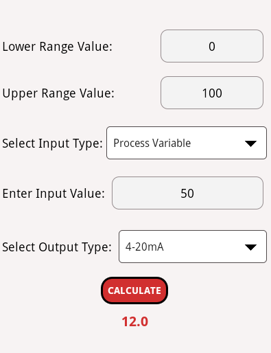 Instrumentation Calculator - عکس برنامه موبایلی اندروید