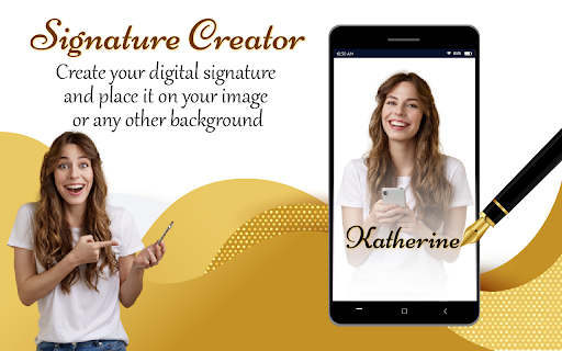 Signature Maker Digital Sign - عکس برنامه موبایلی اندروید