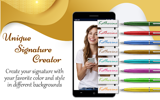 Signature Maker Digital Sign - عکس برنامه موبایلی اندروید