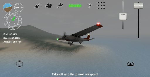 Island Bush Pilot 3D - Gameplay image of android game