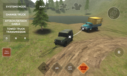 Dirt Trucker: Muddy Hills - Gameplay image of android game