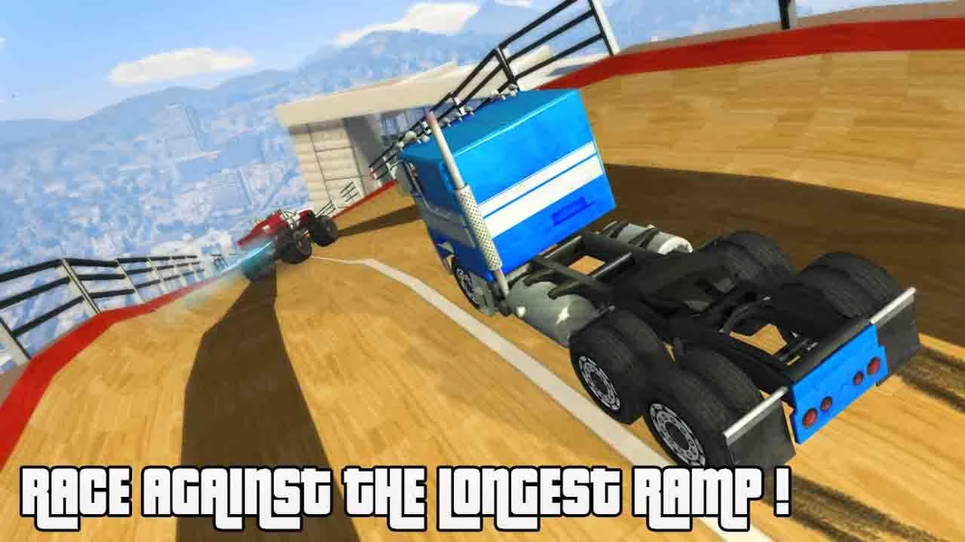 Impossible Biggest Ramp Ever - Gameplay image of android game