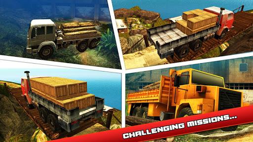 Offroad Log Transporter - Gameplay image of android game