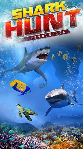 Shark Hunt Revolution – Run to Survival - Gameplay image of android game