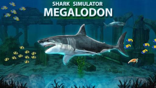 Shark Simulator Megalodon - Gameplay image of android game
