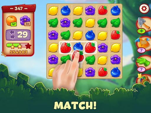 Jacky's Farm: match 3 puzzle - Gameplay image of android game