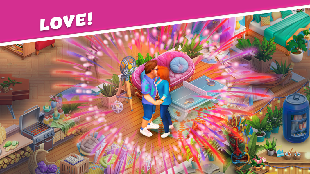 Open House: Match 3 puzzles - Gameplay image of android game