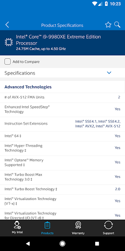 Intel® Support App - عکس برنامه موبایلی اندروید