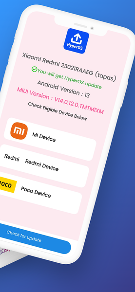 HyperOS & MIUI Updates - Image screenshot of android app