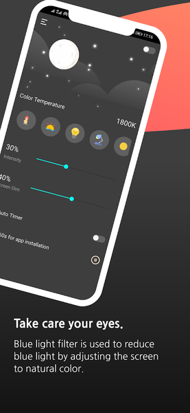 Blue Light Filter - Night Mode - Image screenshot of android app