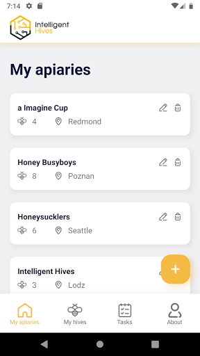 Intelligent Hives - Image screenshot of android app