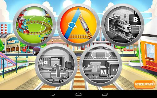 Kids ABC Trains Lite - Image screenshot of android app