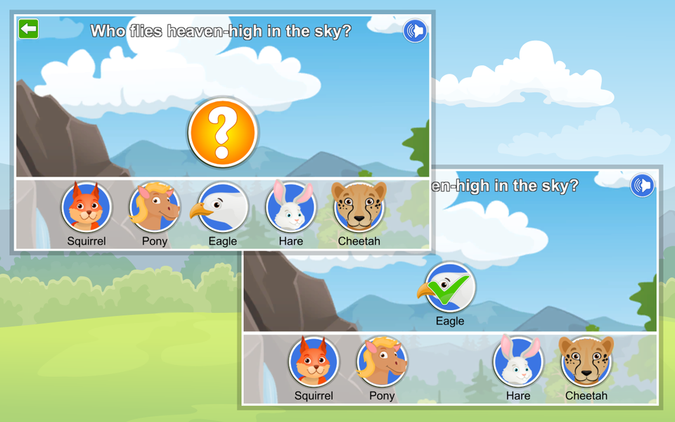 Kids Animals - عکس بازی موبایلی اندروید