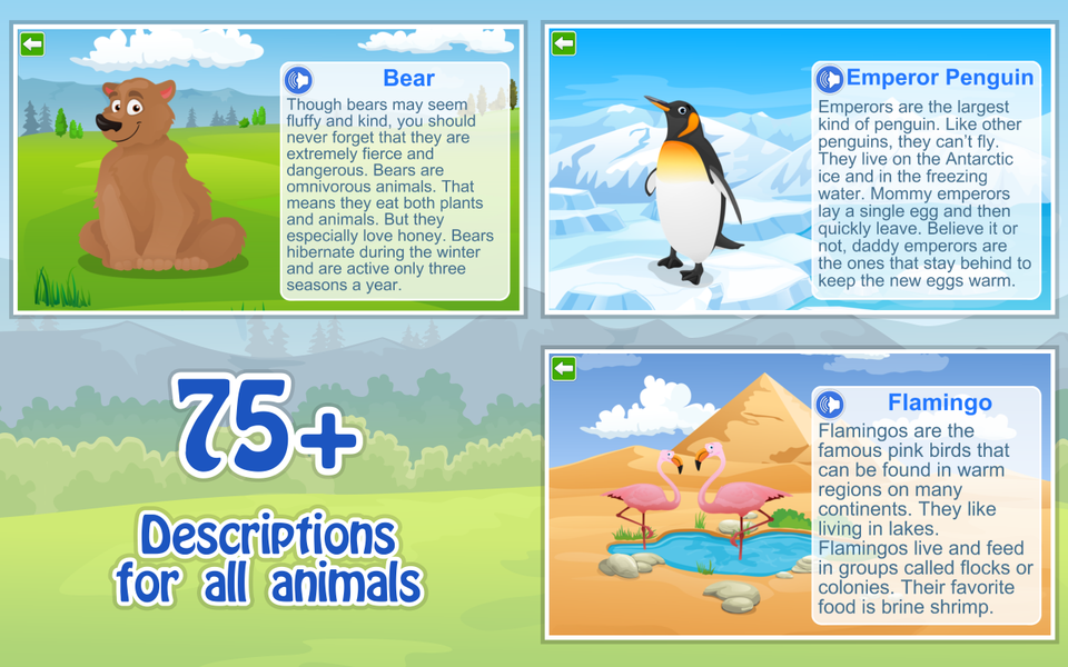 Kids Animals - عکس بازی موبایلی اندروید