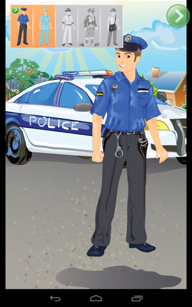 Kids Professions Dressing Game - عکس بازی موبایلی اندروید