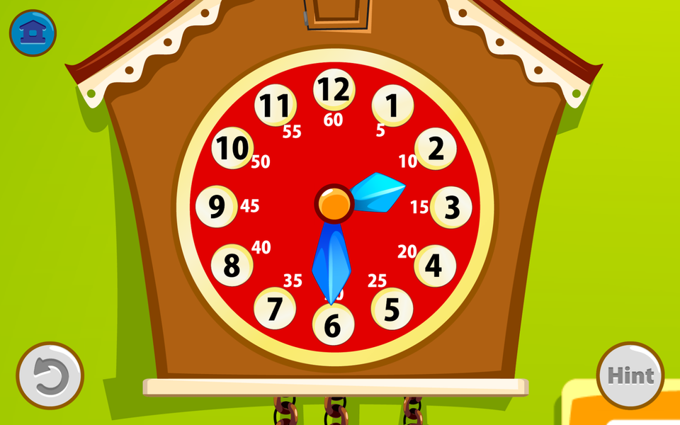 Kids Telling Time - عکس بازی موبایلی اندروید