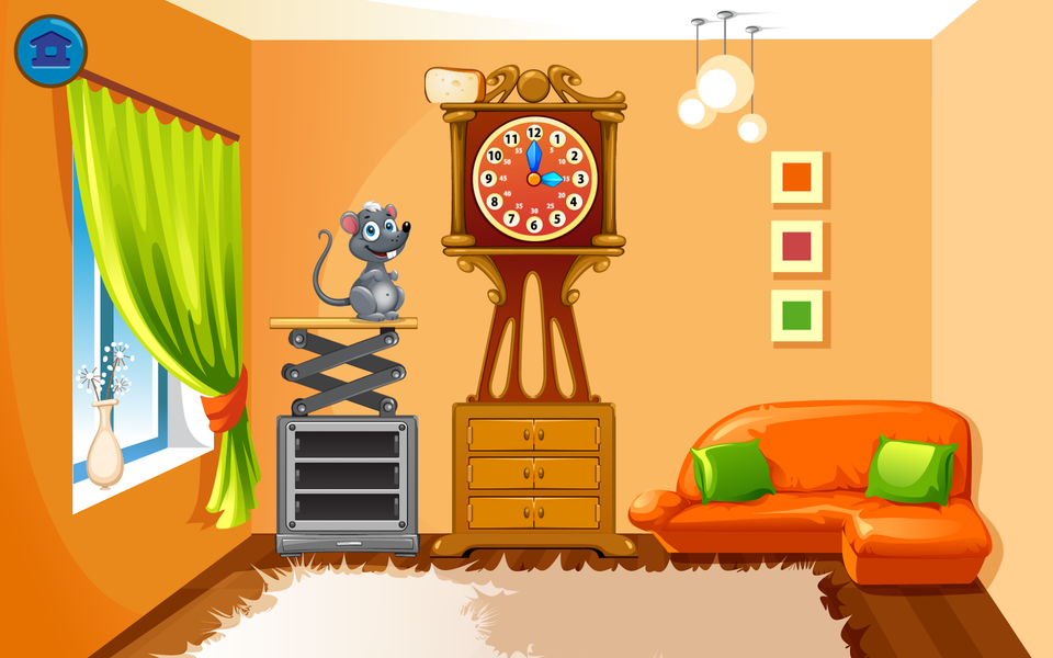 Kids Telling Time - عکس بازی موبایلی اندروید