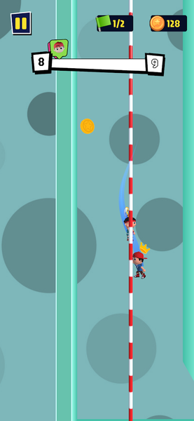 Parkour Race-Rooftop Rush - Gameplay image of android game