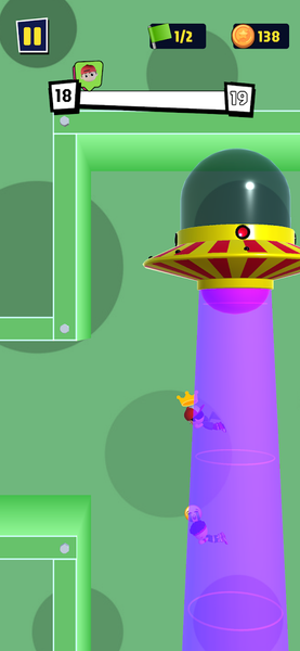 Parkour Race-Rooftop Rush - Gameplay image of android game