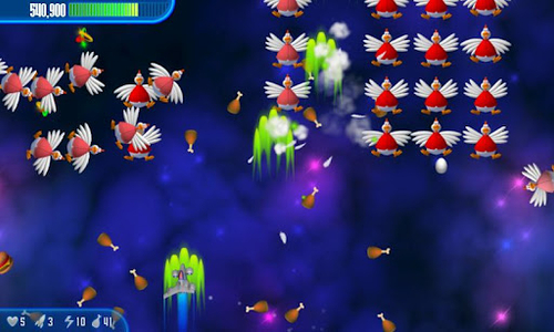 Chicken Invaders 3 - Gameplay image of android game