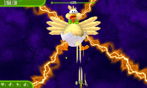 Chicken Invaders 4 Easter - Gameplay image of android game