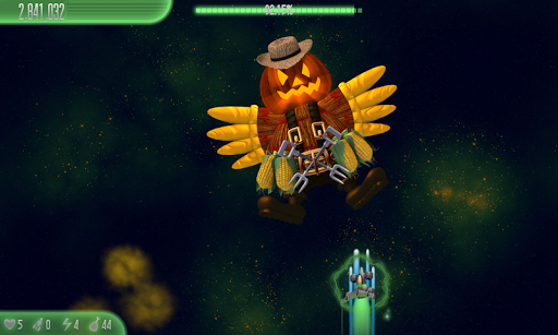 Chicken Invaders 5 Halloween - Gameplay image of android game