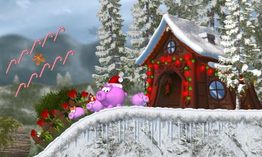 Piggly Xmas - Gameplay image of android game