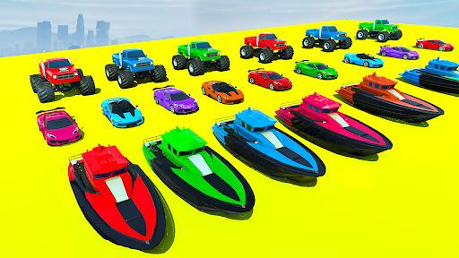 GT Car Stunt - Ramp Car Games - Gameplay image of android game