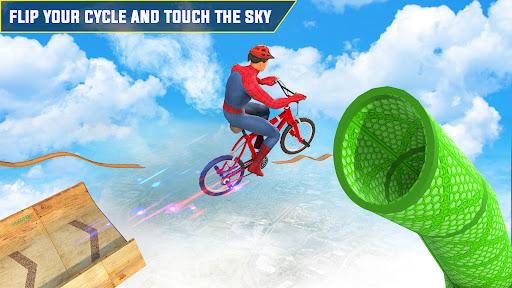 BMX Cycle Stunt Bicycle Games - Gameplay image of android game