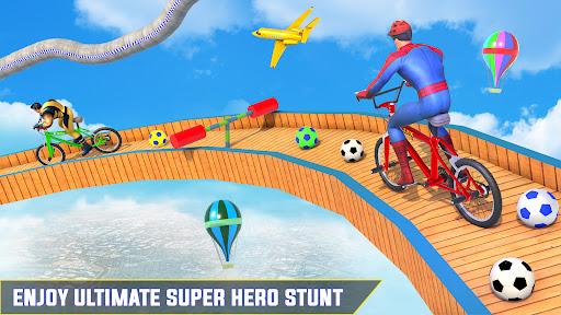 BMX Cycle Stunt Bicycle Games - Gameplay image of android game