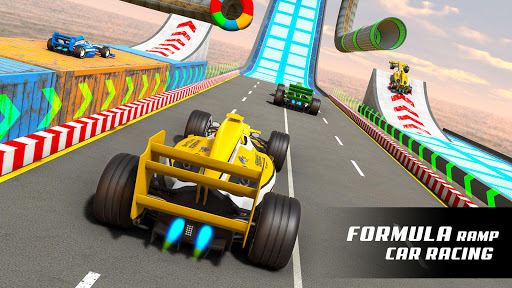 Crazy Formula Car Stunts 3D - Gameplay image of android game