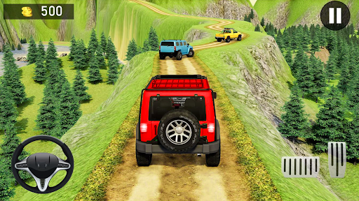 Extreme Jeep Driving Simulator - Gameplay image of android game
