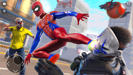Spider Rope Hero Vice Town - Gameplay image of android game