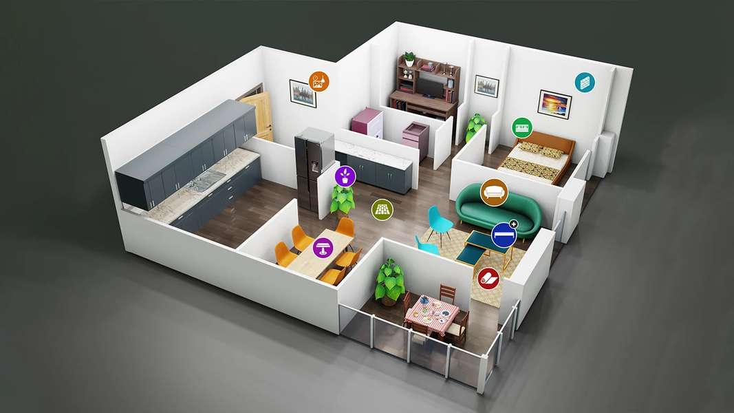 Home Interior Design Games - عکس بازی موبایلی اندروید