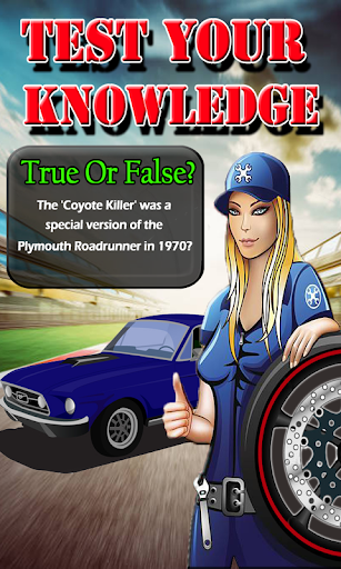 Muscle Cars American Auto Quiz - Image screenshot of android app