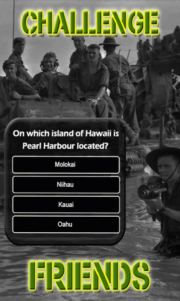 WW2 History Knowledge Quiz - Gameplay image of android game